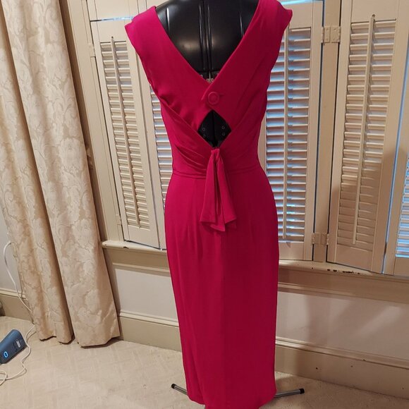 Lanz Originals Dresses & Skirts - Classic Lanz Raspberry Gown With a Statement Back Size 6